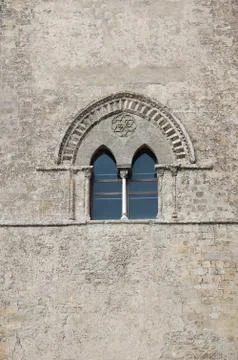 Old window of a castle Foto stock