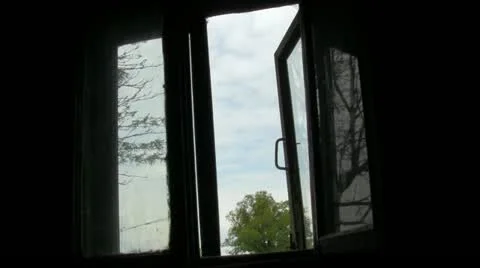 Old window Vídeo Stock 11135687