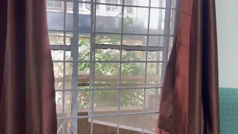 Old window Stock Footage 281937959