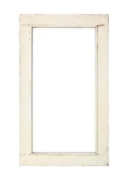 Old window frame Stock Photos