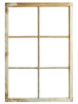 Old window frame Foto stock