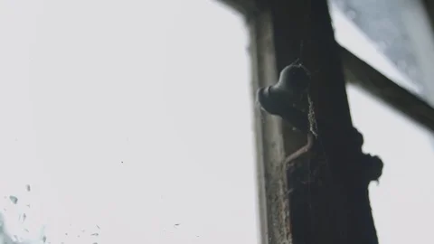Old window hook Video stock 89533484