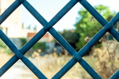 Old Window Iron Bars Stock Photos