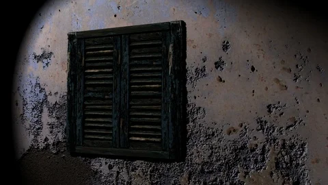 Old Window Opening Video stock 125606389