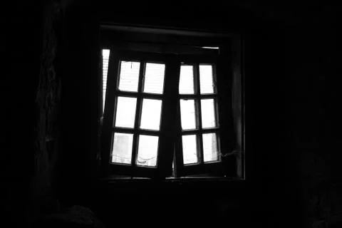 Old window Stock-Fotos