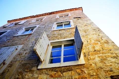 Old window Fotos Stock