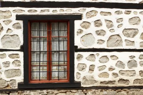 Old window Foto stock