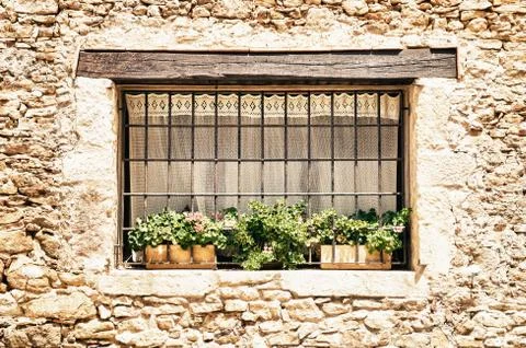 Old window Stock Photos