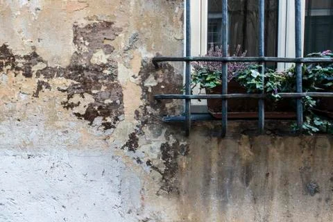 Old window Fotos Stock