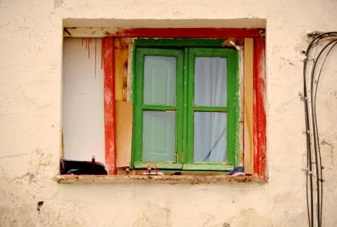 Old window Foto stock