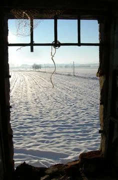 Old window Foto stock