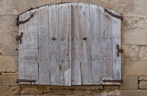 Old window shutters Stock Photos