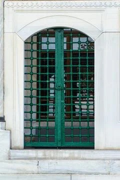 Old Window of Suleymaniye Mosque Stock Photos