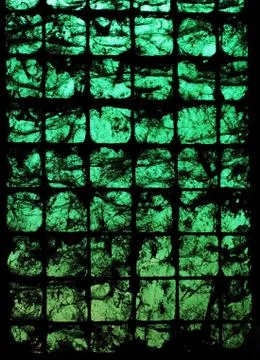 Old windows with cobwebs Stock Photos