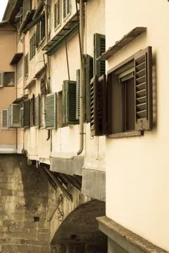 Old windows of Florence Stock Photos