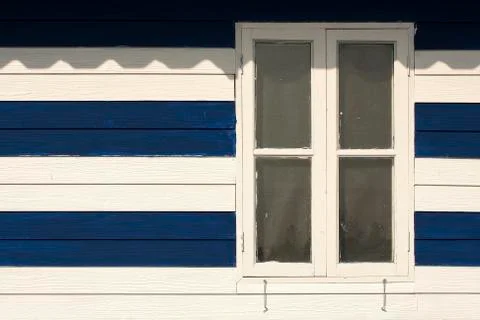 Old windows in nautical theme Stock Photos