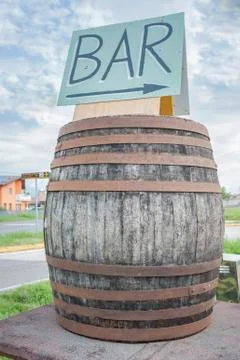 Old wine barrel Stock Photos