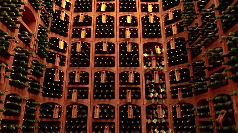 Old wine cellar Stock Footage 62558588