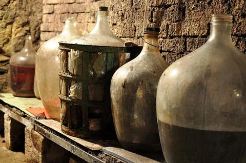 Old wine cellar Stock Photos