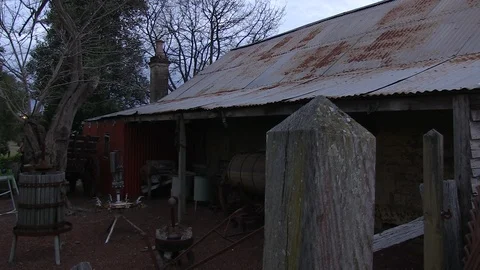 Old wine making tools Stock-Footage 86769188