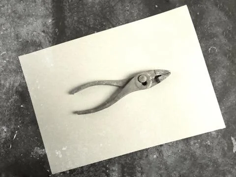 Old wire cutters Stock Photos