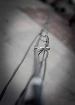 Old wire Foto stock
