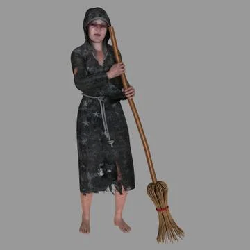 Old Witch Stockillustratie