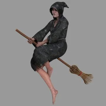 Old Witch Illustration