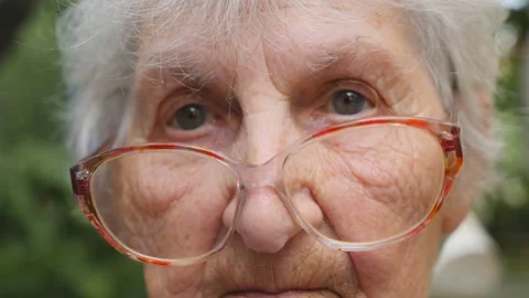 Grandma Wearing Glasses
