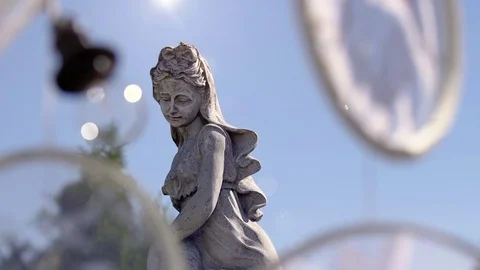 The old woman Statue Stock-Footage 71221085