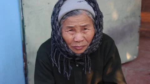 Old women work, work fun Stock Footage 45919915