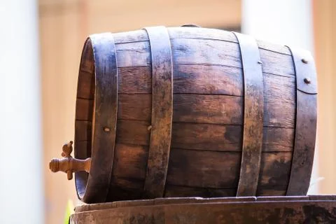 Old wood barrel Stock Photos