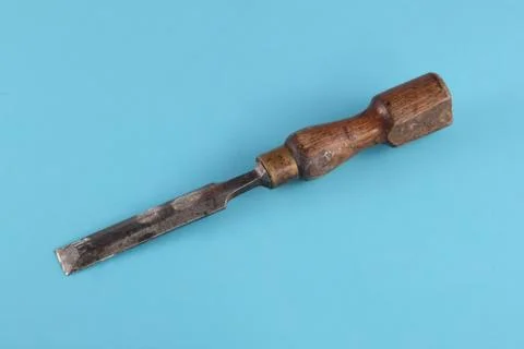 Old wood chisel. Stock Photos