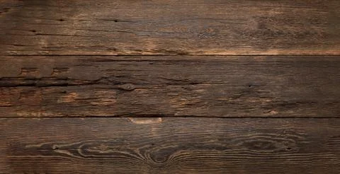 Old wood texture empty dark background, top view 写真素材