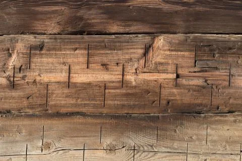 The old wood texture with natural patterns Stock Photos