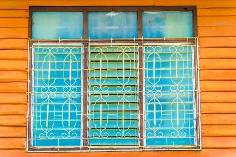 Old wood window Stock Photos