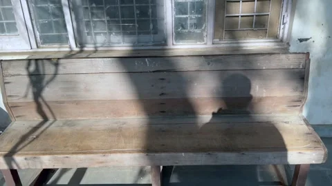 Old wooden bench Stock-Footage 322938207