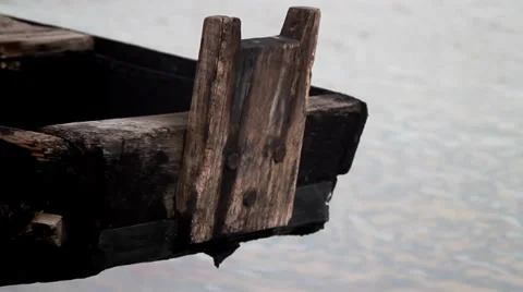 Old Wooden Boat Video stock 38282425
