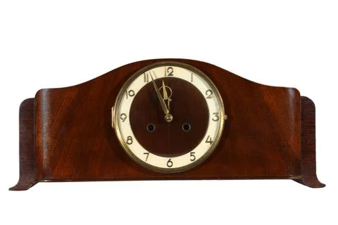Old wooden clock Stock Photos