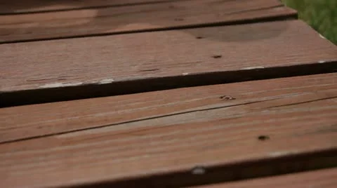 Old Wooden Deck Video stock 11800945