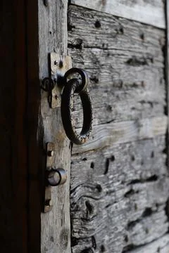 Old wooden door Stock Photos