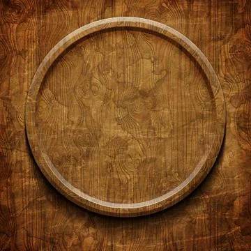 Old wooden frame Stock Illustration
