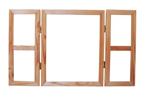 Old wooden frames Stockfoto's