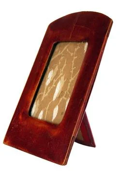 Old wooden framework Antique frames from the early 1900 s with work paths ... Stock Photos