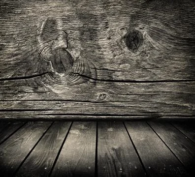 Old wooden interior. 写真素材