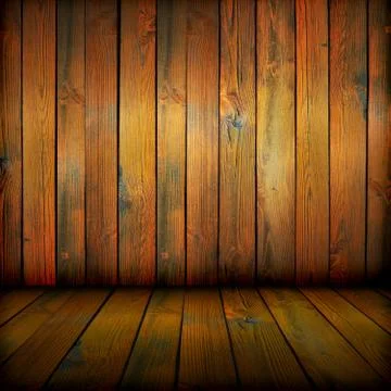 Old wooden interior Stock Photos