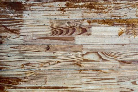 Old wooden panel background. Rustic style, top view. Stock Photos