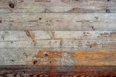 Old wooden panel background. Rustic style, top view. Stock Photos