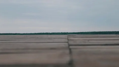 Old wooden pier Stock Footage 75999565