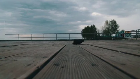 Old wooden pier Stock Footage 75999645